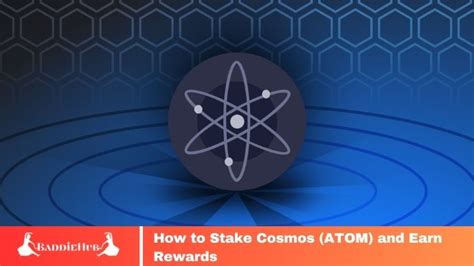 How to Stake Cosmos 2024 .
